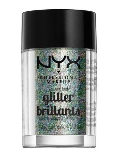 Face & Body Glitter Kasvomeikki Silver NYX Professional Makeup