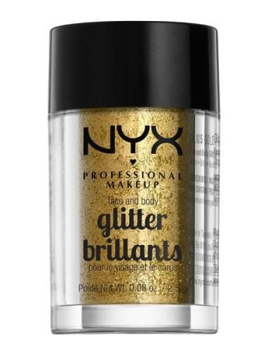Face & Body Glitter Kasvomeikki Gold NYX Professional Makeup