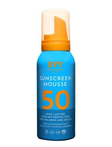 Sunscreen Mousse Spf 50 Face And Body, 100 Ml Aurinkorasva Vartalo Nud...