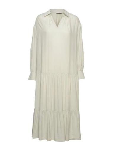 Lnottoline Dress Polvipituinen Mekko White Lounge Nine