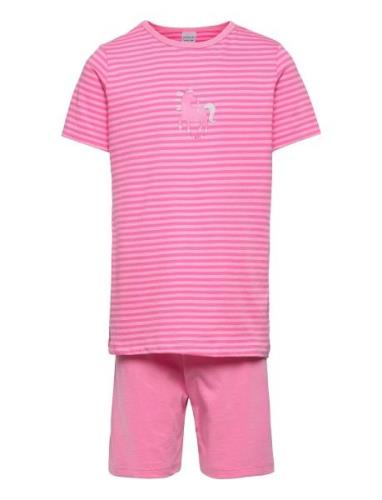 Girls Pyjama Short Pyjamasetti Pyjama Pink Schiesser