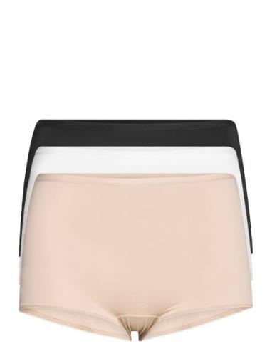 Brief 3 Pack Polly Boxer Midi Hipsterit Alushousut Alusvaatteet Lindex