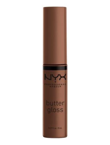 Butter Lip Gloss Huulikiilto Meikki Brown NYX Professional Makeup