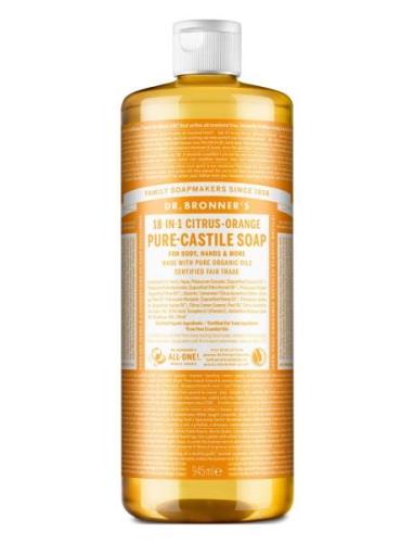 Pure Castile Liquid Soap Citrus-Orange Suihkugeeli Nude Dr. Bronner’s
