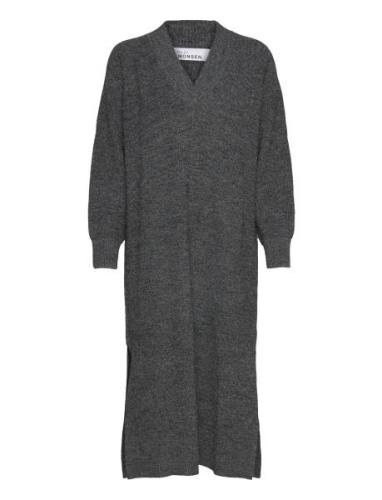 Eminakb Knit Dress Polvipituinen Mekko Grey Karen By Simonsen