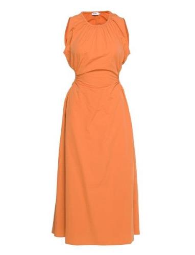 Mytra Dress Polvipituinen Mekko Orange Stylein