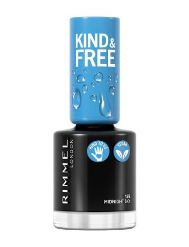 Rimmel Kind & Free Clean Nail Kynsilakka Meikki Black Rimmel