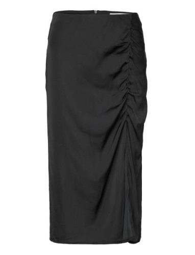 Skirt Polvipituinen Hame Black Sofie Schnoor