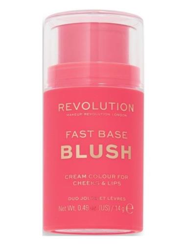 Revolution Fast Base Blush Stick Bloom Poskipuna Meikki Pink Makeup Re...