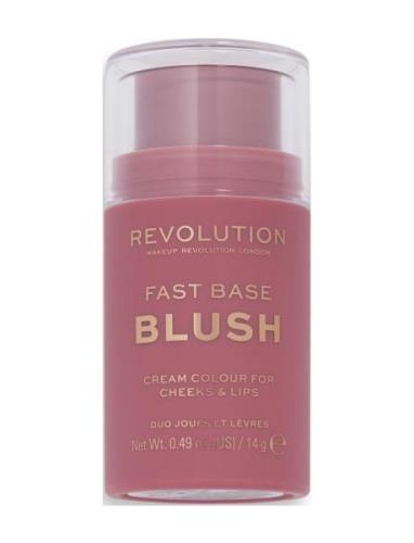 Revolution Fast Base Blush Stick Bare Poskipuna Meikki Pink Makeup Rev...