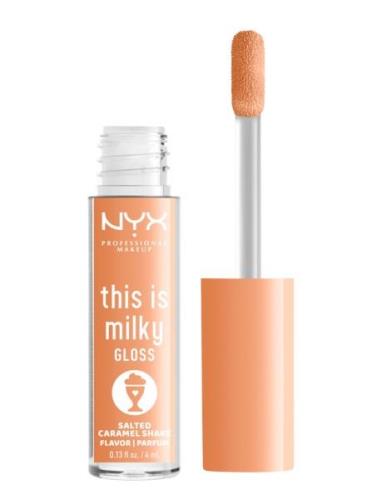 This Is Milky Gloss Huulikiilto Meikki Orange NYX Professional Makeup