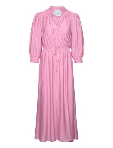Salmia Midi Dress 1 Polvipituinen Mekko Pink Minus