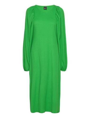 Anni Dress Polvipituinen Mekko Green Gina Tricot