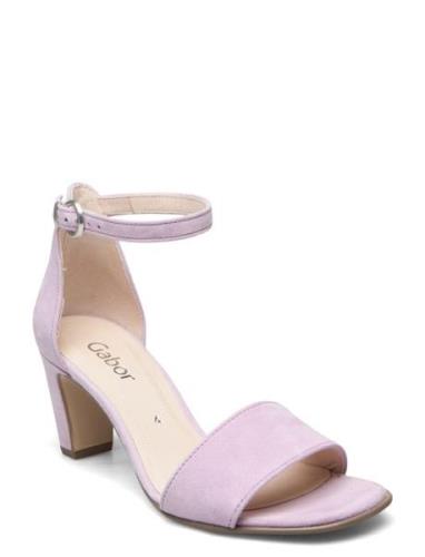 Ankle-Strap Sandal Korolliset Sandaalit Purple Gabor