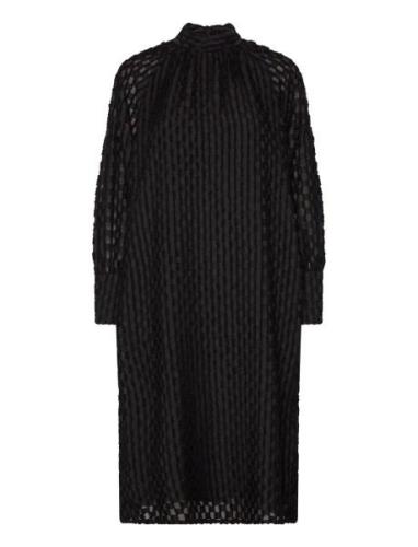 Slconstantine Dress Polvipituinen Mekko Black Soaked In Luxury