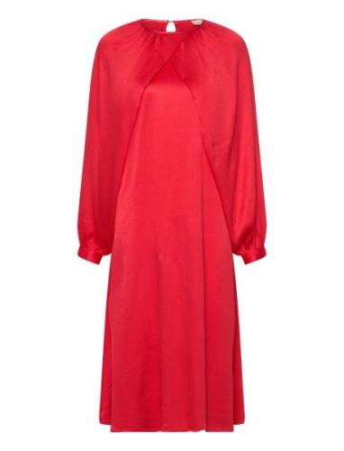 Slmela Dress Polvipituinen Mekko Red Soaked In Luxury