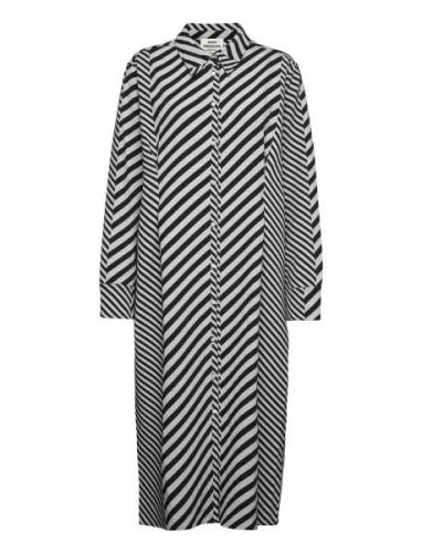 Mix Stripe Lora Dress Polvipituinen Mekko Multi/patterned Mads Nørgaar...