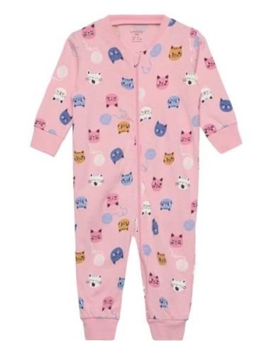 Pyjamas Cat At Back Pyjama Sie Jumpsuit Haalari Pink Lindex