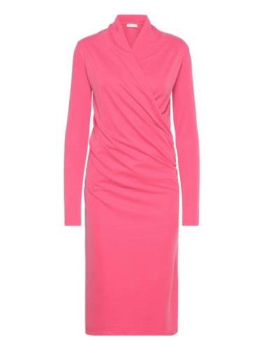 Alanoiw Wrap Dress Polvipituinen Mekko Pink InWear