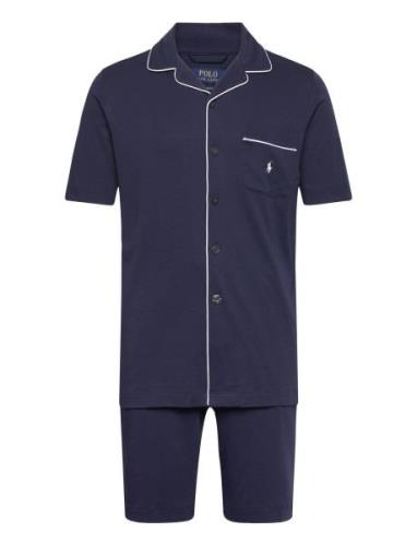 Cotton-Lng-Set Pyjama Navy Polo Ralph Lauren