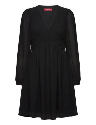 Dresses Light Woven Polvipituinen Mekko Black Esprit Casual
