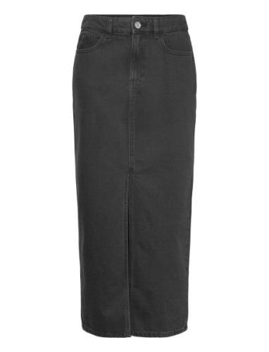 Skirt Tuva Long Black Polvipituinen Hame Black Lindex