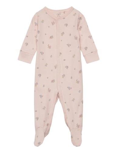 Pyjamas W Foot Pyjama Sie Jumpsuit Haalari Pink Lindex