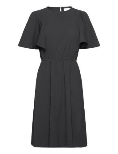 Drunasz Dress Polvipituinen Mekko Black Saint Tropez