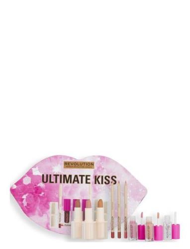 Revolution Ultimate Kiss Gift Set Meikkisetti Meikki Nude Makeup Revol...