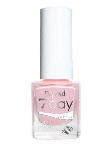 7Day Hybrid Polish 7280 Kynsilakka Meikki Pink Depend Cosmetic