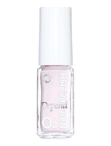 Minilack Oxygen Färg A136 Kynsilakka Meikki Pink Depend Cosmetic