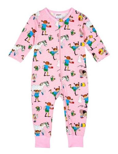 Neighbours Pyjamas Pyjama Sie Jumpsuit Haalari Pink Martinex