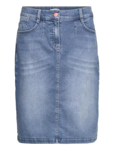 Skirt Woven Short Polvipituinen Hame Blue Gerry Weber Edition