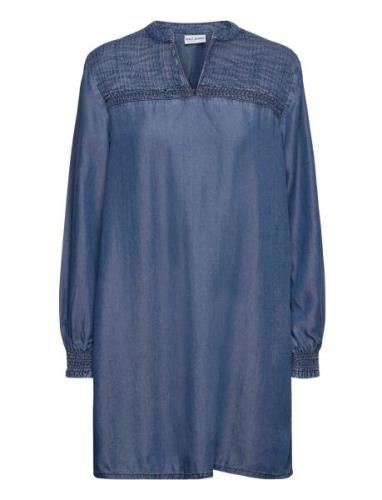 Pzgaja Short Dress Lyhyt Mekko Blue Pulz Jeans