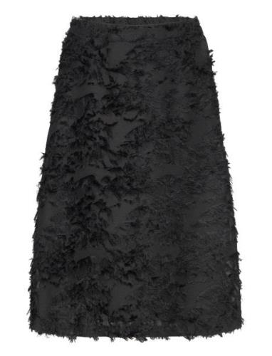 Slzienna Skirt Polvipituinen Hame Black Soaked In Luxury