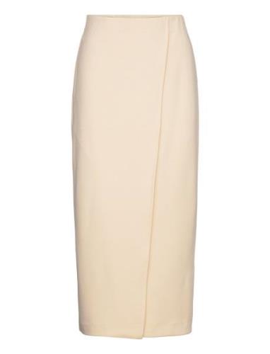 Slbea Skirt Polvipituinen Hame Cream Soaked In Luxury