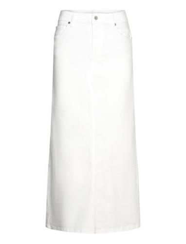 Ivy-Zoe Maxi Skirt White Polvipituinen Hame White IVY Copenhagen
