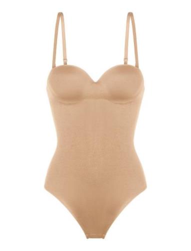 Sublime Sculpt Bodysuit Body Alusmekko Beige Dorina