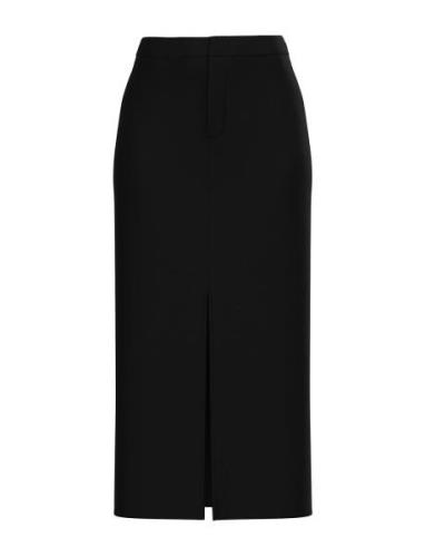 Vivar Hw Long Skirt - Noos Polvipituinen Hame Black Vila