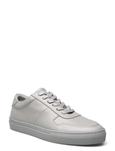 Wesley Leather Sneaker Matalavartiset Sneakerit Tennarit Grey Les Deux