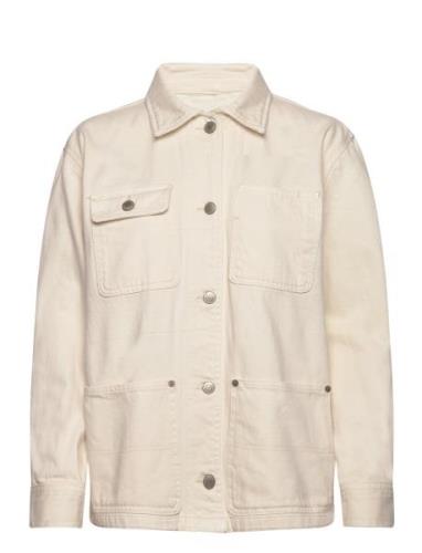 Denim Shirt Jacket Farkkutakki Denimtakki Cream Lauren Ralph Lauren