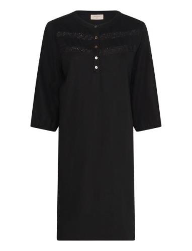 Fqlava-Dress Polvipituinen Mekko Black FREE/QUENT