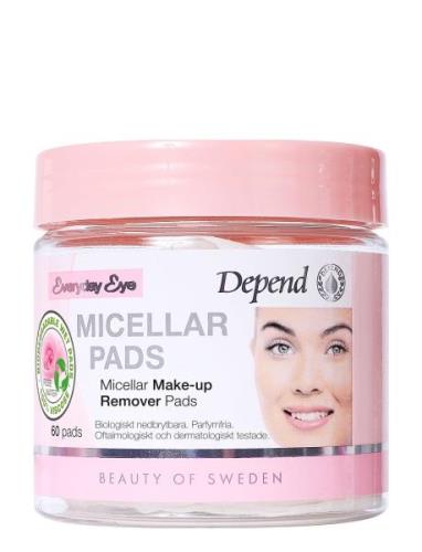 Micellar Make-Up Rem.pads 60Psc Se/No/Dk/Fi Meikinpoisto Nude Depend C...