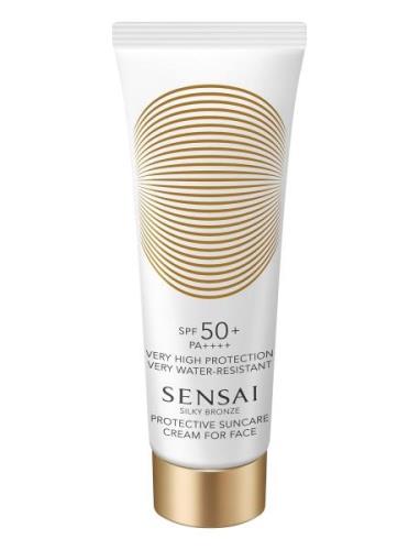 Silky Bronze Protective Cream Face Spf50+ Aurinkorasva Kasvot Nude SEN...