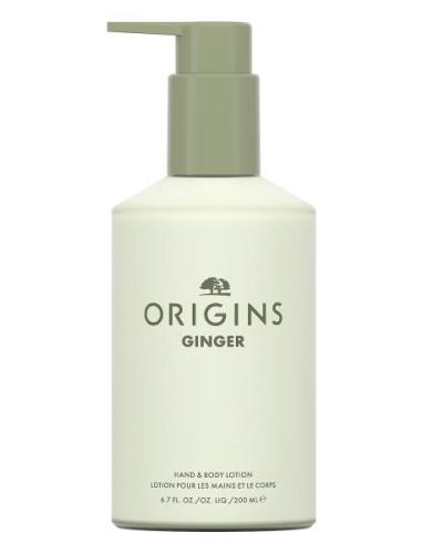 Ginger Hand & Body Hydrating Lotion Ihovoide Vartalovoide Nude Origins