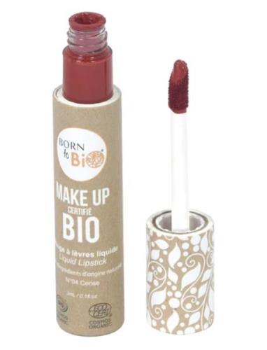Born To Bio Organic Liquid Lipstick Huulikiilto Meikki Red Born To Bio