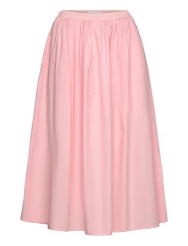 Cori Skirt Paper Touch Polvipituinen Hame Pink Naja Lauf