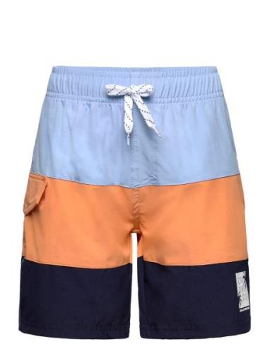 Swim Long Shorts, Colorblock Uimashortsit Multi/patterned Color Kids