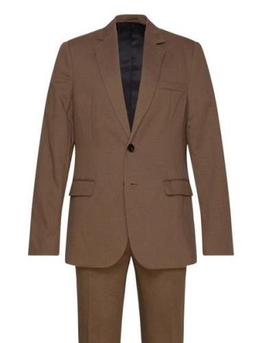 Linobbcarlaxel Suit Puku Brown Bruuns Bazaar