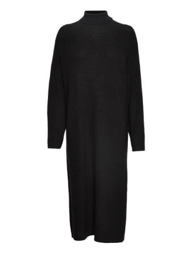 Mschmagnea Rachelle Rib Dress Polvipituinen Mekko Black MSCH Copenhage...